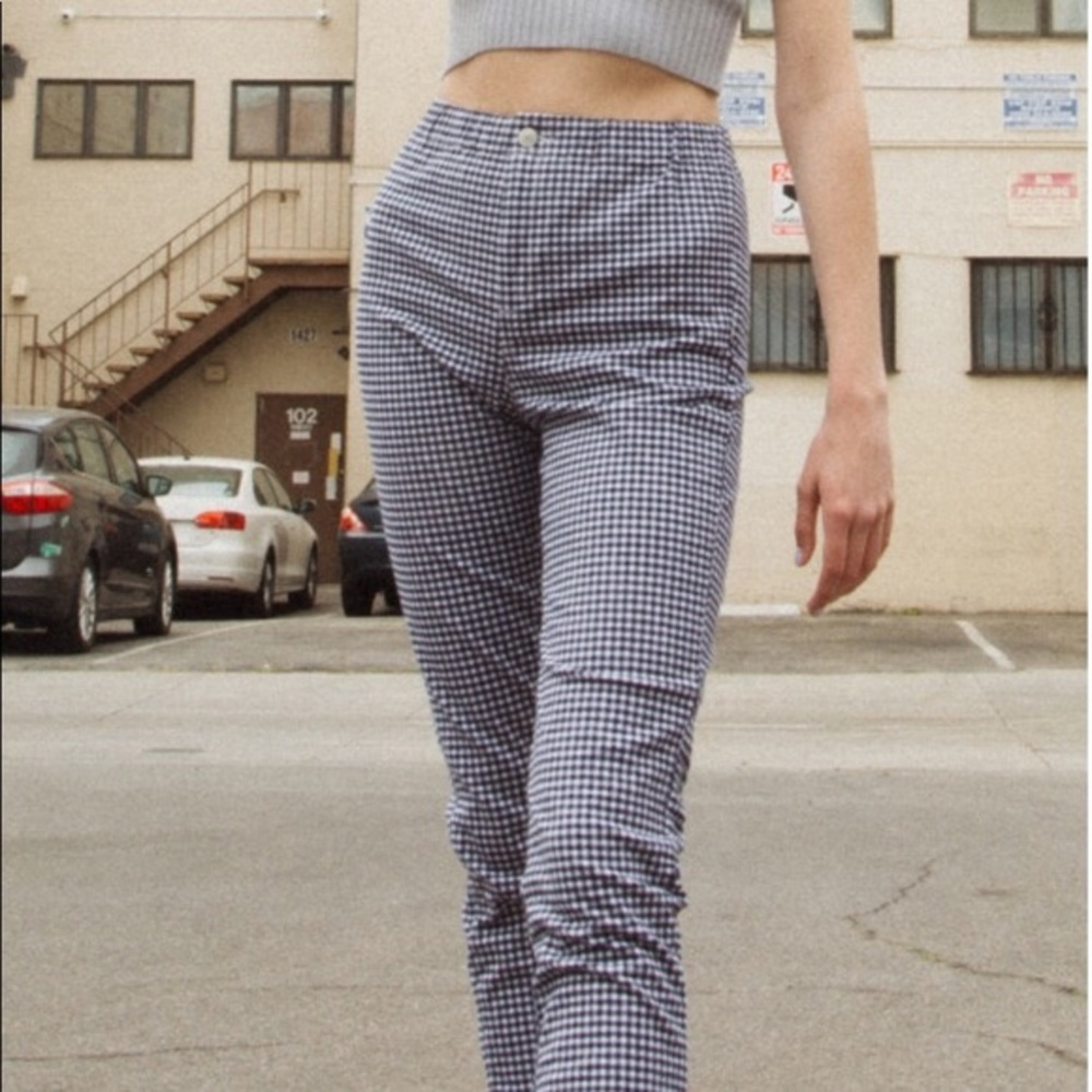 gingham brandy tilden pants